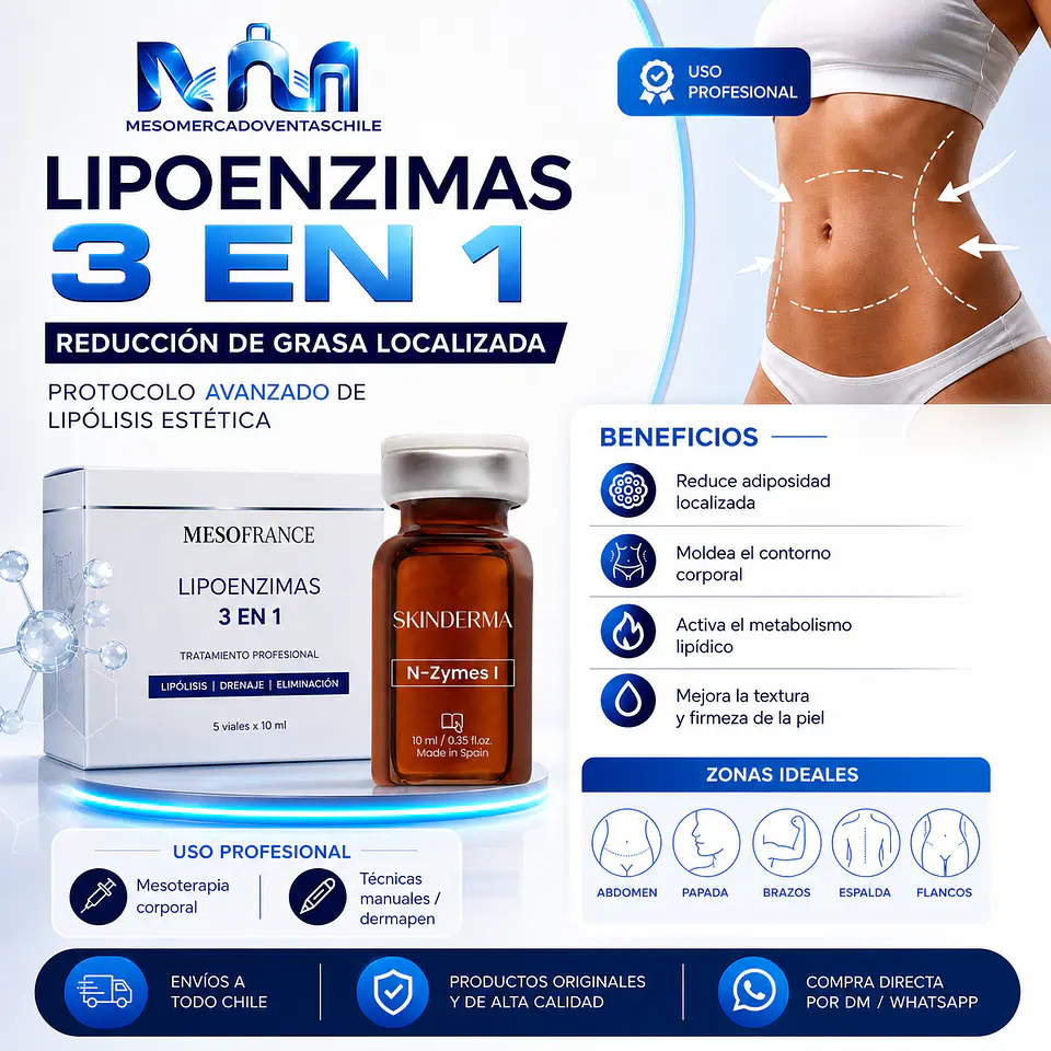 Tratamiento Profesional de Lipoenzimas 3 en 1 1