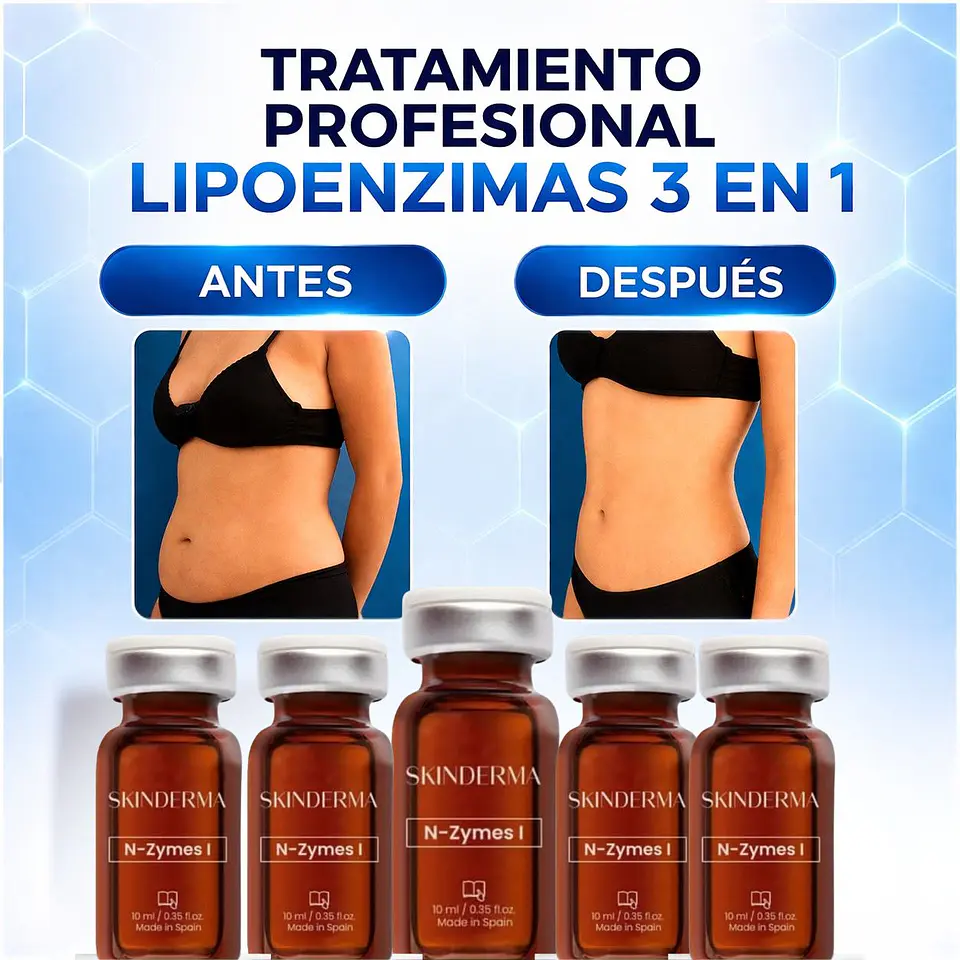 Tratamiento Profesional de Lipoenzimas 3 en 1 3