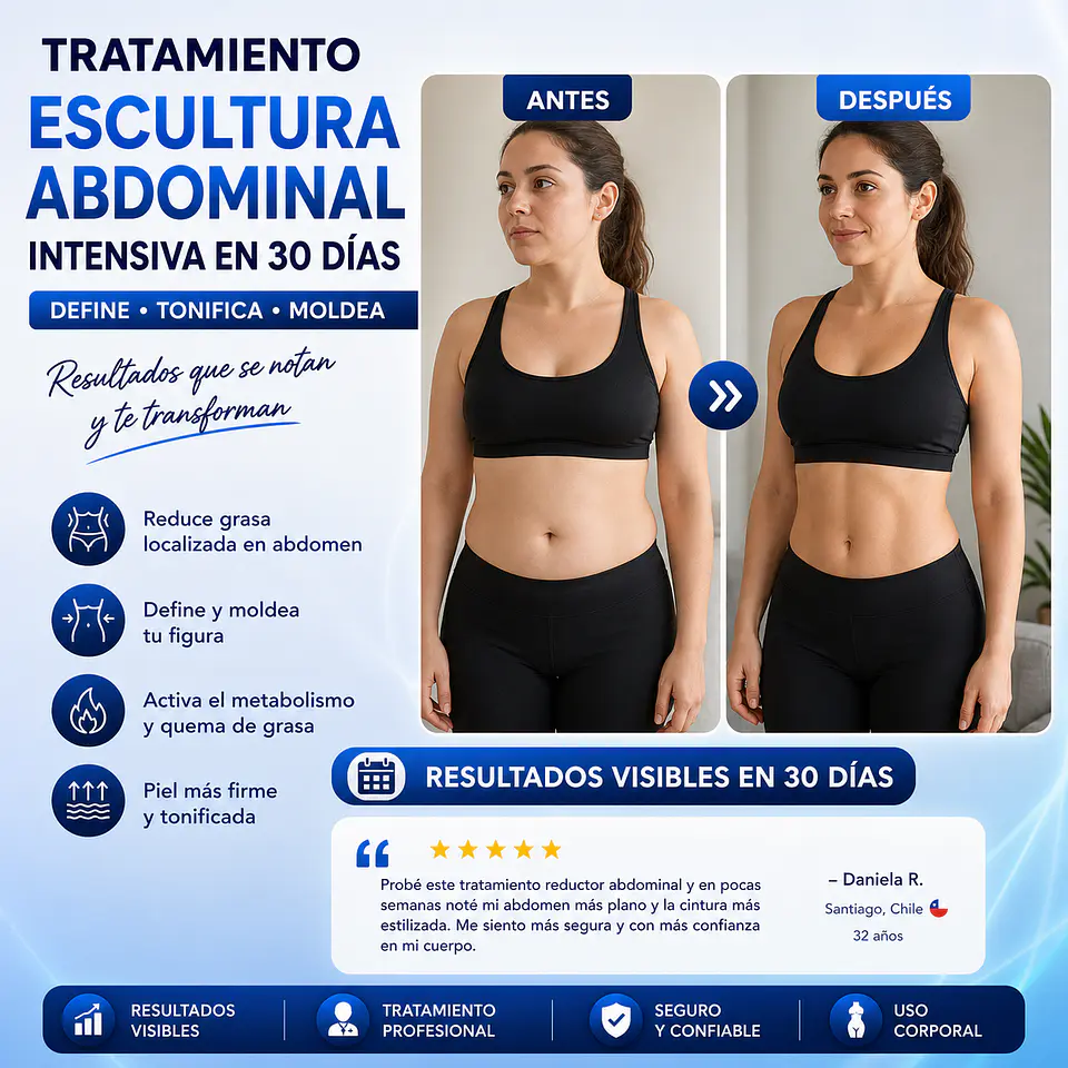 Escultura Abdominal intensiva en 30 días 2