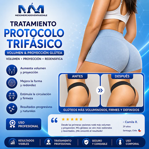  PROTOCOLO TRIFÁSICO GLÚTEO — VOLUMEN, PROYECCIÓN Y FIRMEZA REAL