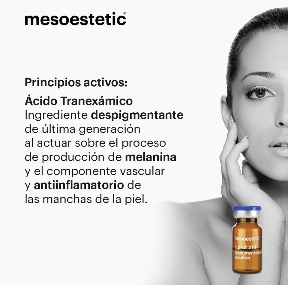 caja 5 viales 5 ml despigmentante solución 210 mesoestetic  3
