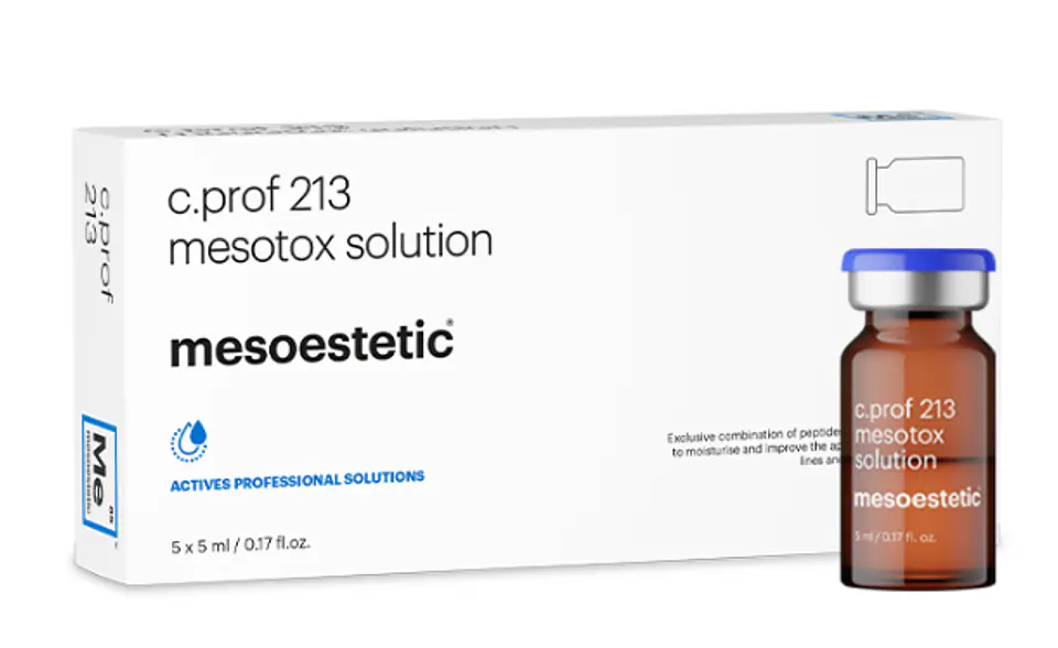 CAJA 5 x 5 ml c.prof 213 mesotox solution  Exclusiva combinación de péptidos ( ARRUGAS) 2