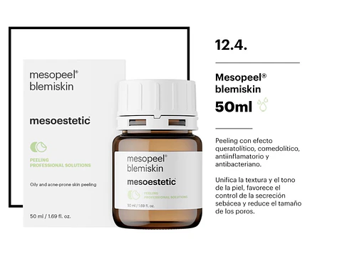 mesopeel® blemiskin peeling profesional con ácido salicílico para el acné