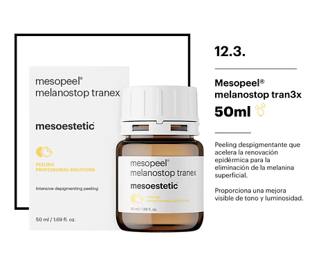 mesopeel® melanostop tranex peeling despigmentante superficial