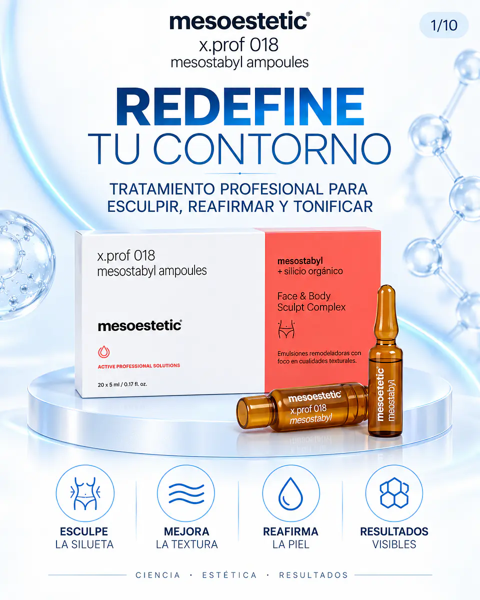 PACK MESOSTABYL + SILICIO 20 amp Mesoestetic  1