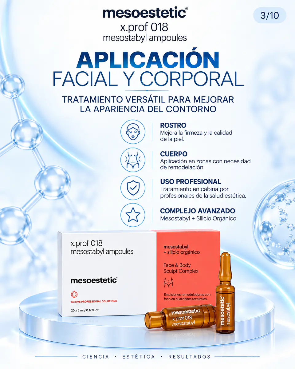 PACK MESOSTABYL + SILICIO 20 amp Mesoestetic  2