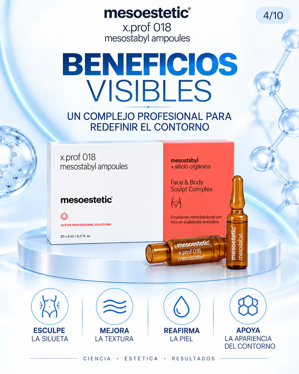 PACK MESOSTABYL + SILICIO 20 amp Mesoestetic  3