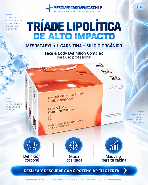 TRIADE PACK LIPOLITICO 30 amp MESO SILICIO Y LCARNITINA 