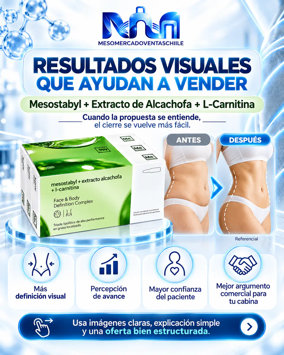 TRÍADA MAESTRA REDUCTORA 3 activos ( 30 ampollas ) mesostabyl ,alcachofa,lcarnitina 10