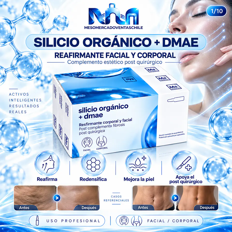 POST LIPO REDUCE Y REAFIRMA 10  amp silicio y 10 Dmae Mesoestetic  1