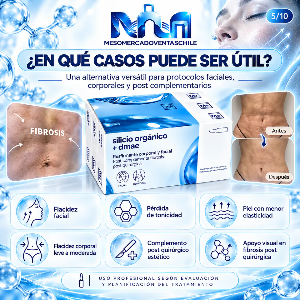 POST LIPO REDUCE Y REAFIRMA 10  amp silicio y 10 Dmae Mesoestetic  5