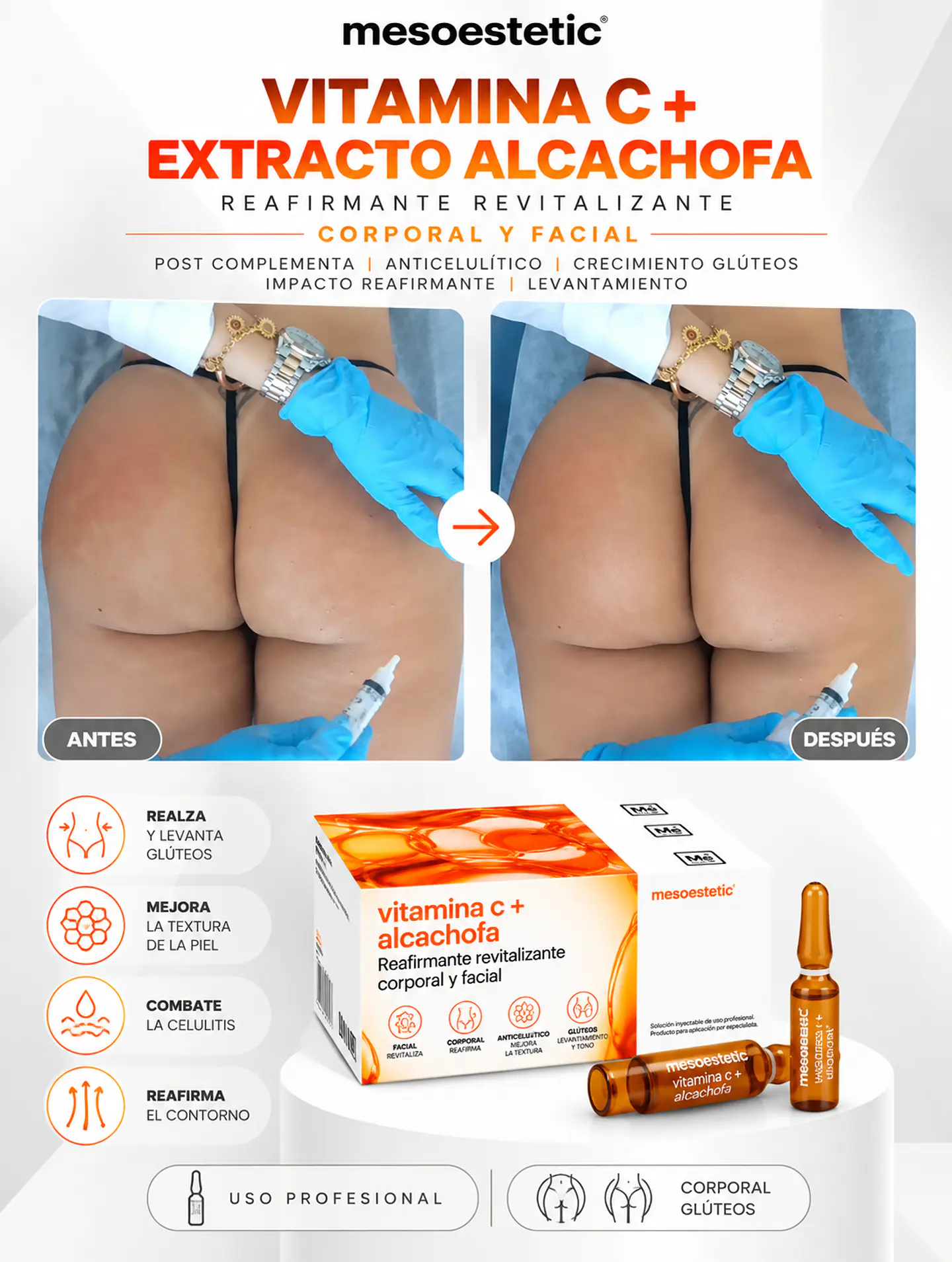 PACK GLÚTEOS 10 VITAMINA C 20% - 10 EXTRACTO ALCACHOFA  2