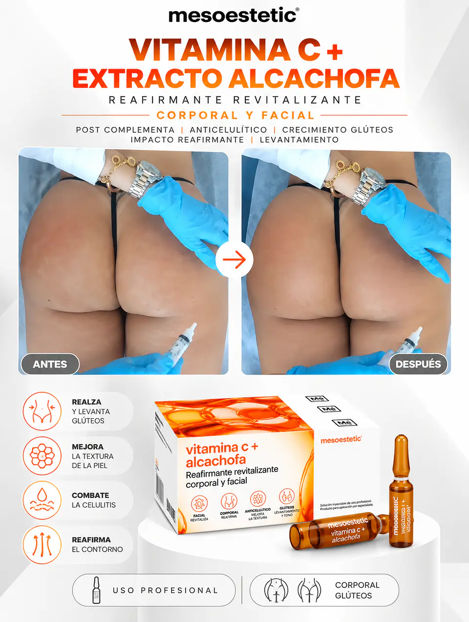 PACK GLÚTEOS 10 VITAMINA C 20% - 10 EXTRACTO ALCACHOFA  2