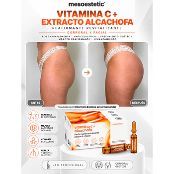 PACK GLÚTEOS 10 VITAMINA C 20% - 10 EXTRACTO ALCACHOFA 