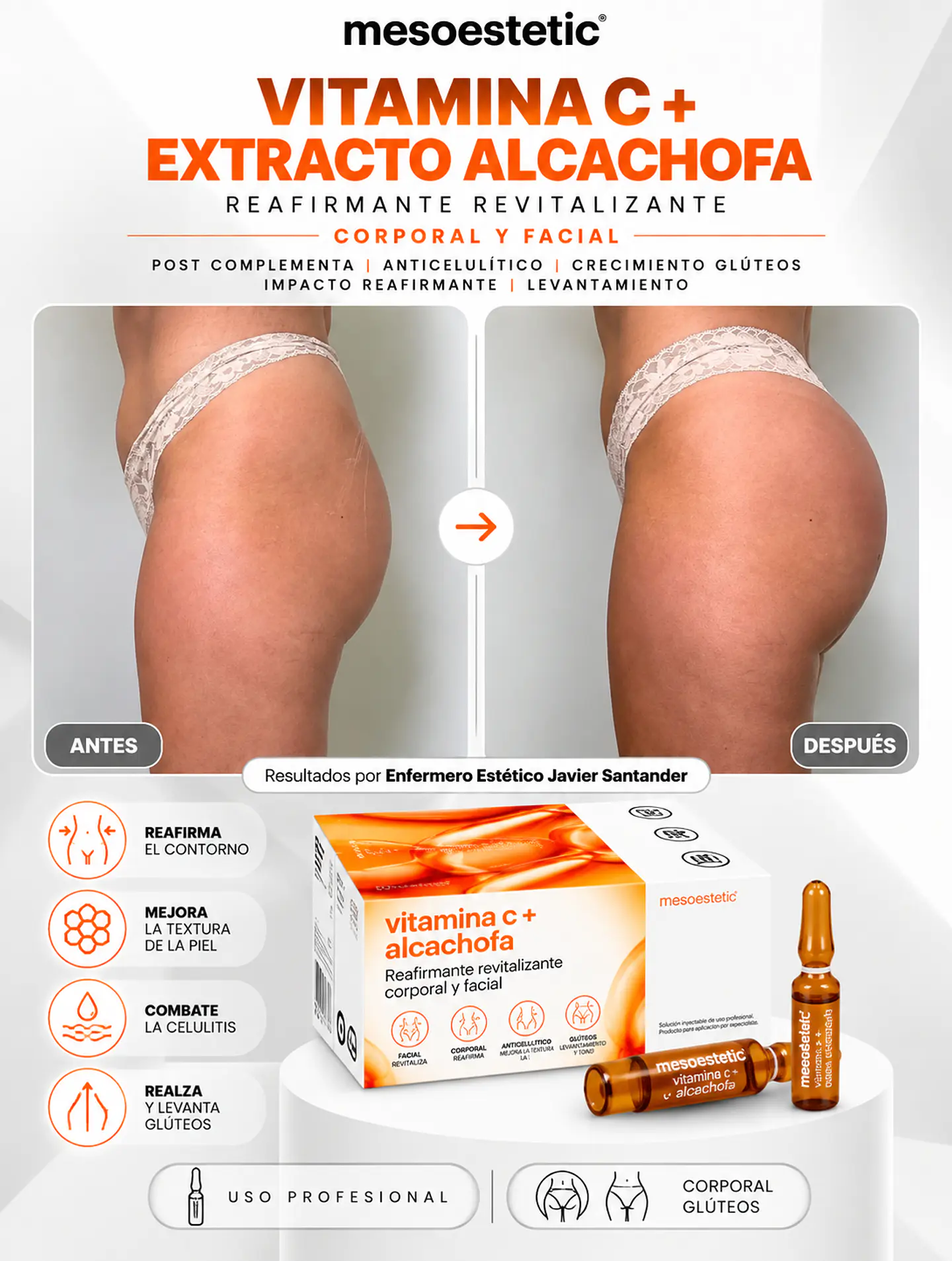 PACK GLÚTEOS 10 VITAMINA C 20% - 10 EXTRACTO ALCACHOFA  1