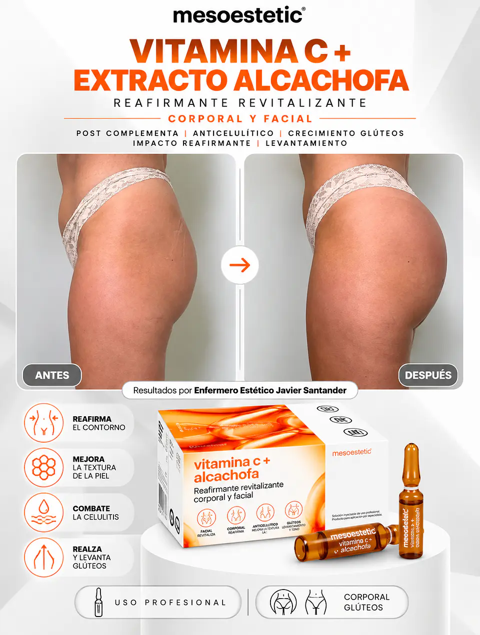 PACK GLÚTEOS 10 VITAMINA C 20% - 10 EXTRACTO ALCACHOFA  1