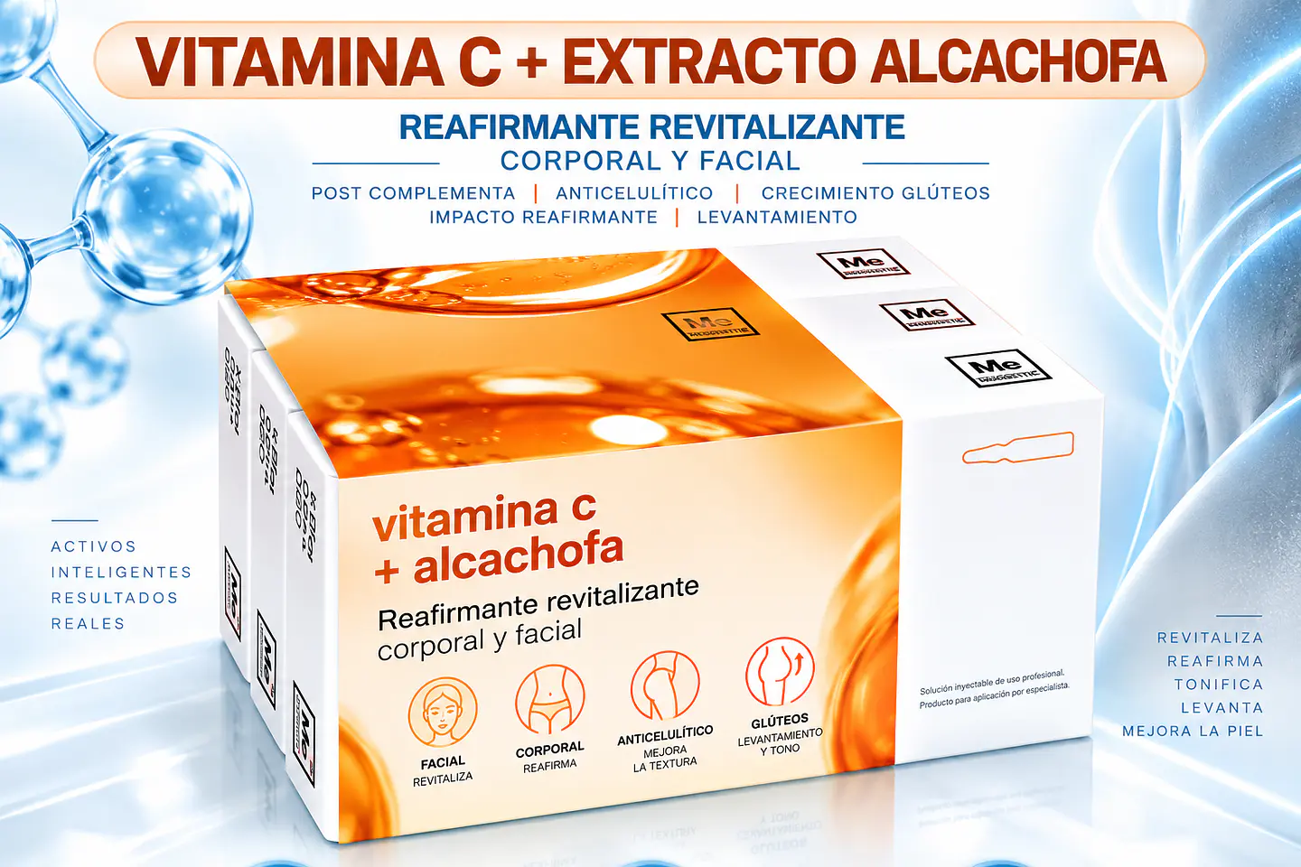 PACK GLÚTEOS 10 VITAMINA C 20% - 10 EXTRACTO ALCACHOFA  3