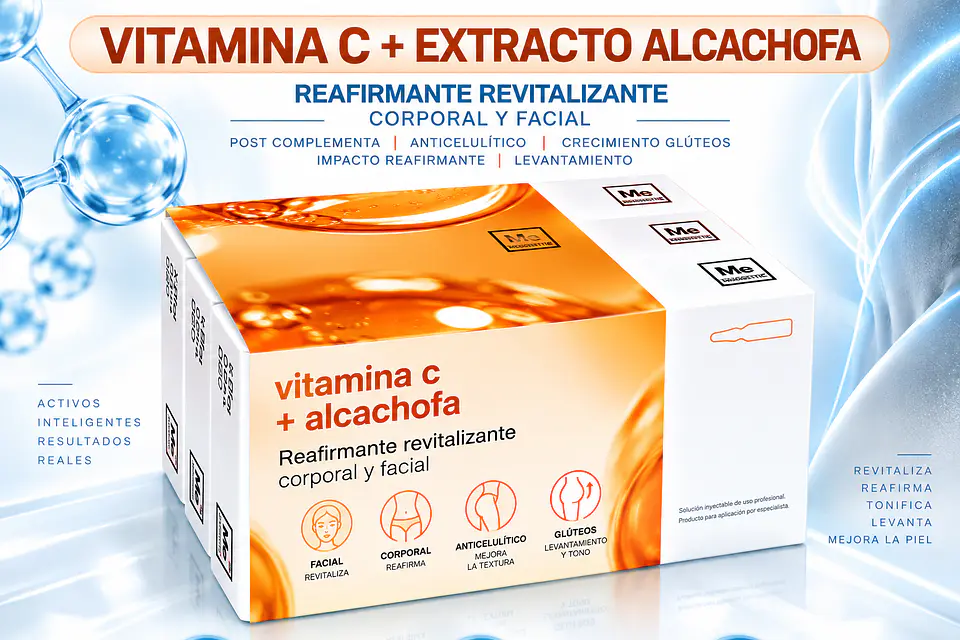 PACK GLÚTEOS 10 VITAMINA C 20% - 10 EXTRACTO ALCACHOFA  3