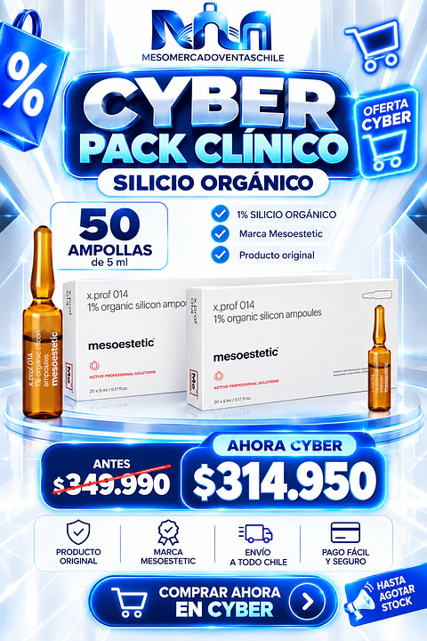 PACK 50’amp Silicio Mesoestic reafirma 