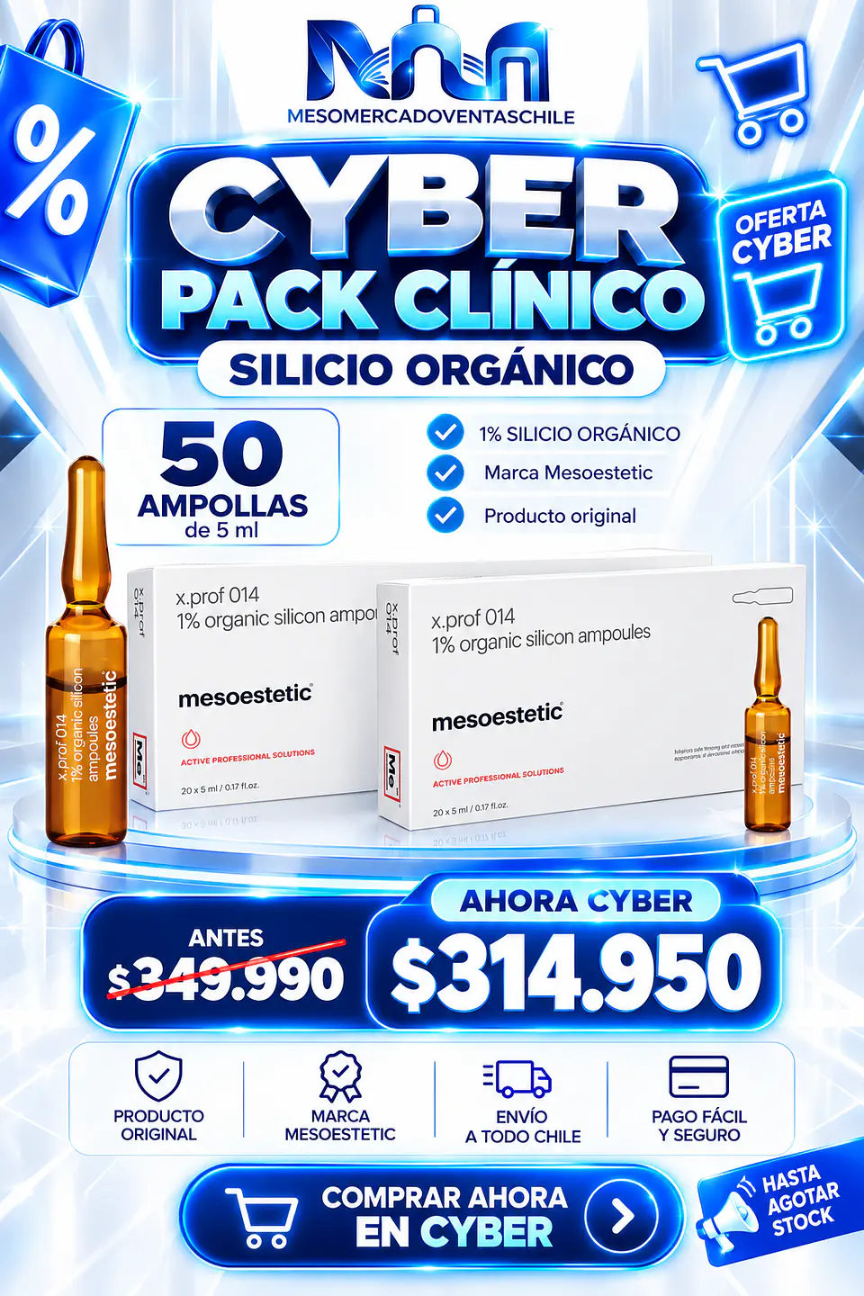 PACK 50’amp Silicio Mesoestic reafirma  1