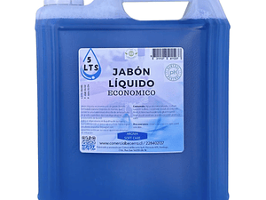 Jabón Líquido con Glicerina 5 Litros - Bidon 5 Litros