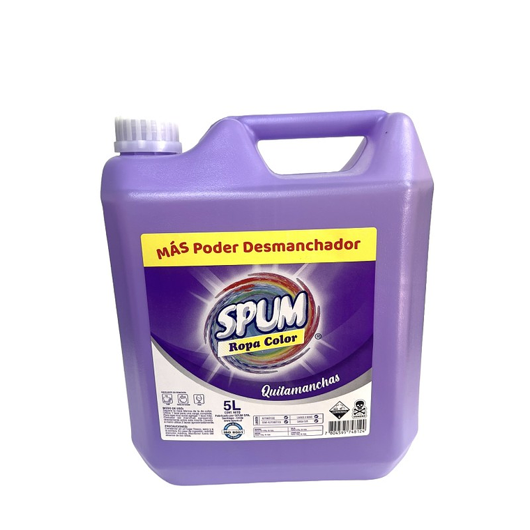 Cloro Ropa Color 5 Litros - Bidon QuitaManchas 1