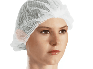 Cofia desechable 100 unidades Blancas