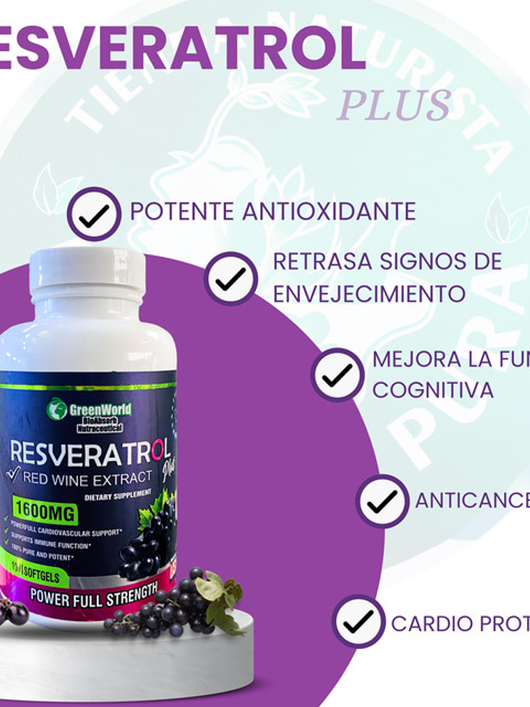 RESVERATROL PLUS 1600 mg 2