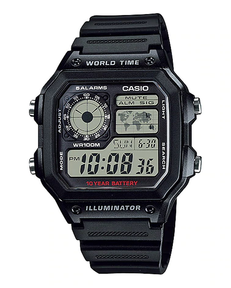 World Time Series AE-1200WH-1AVEF