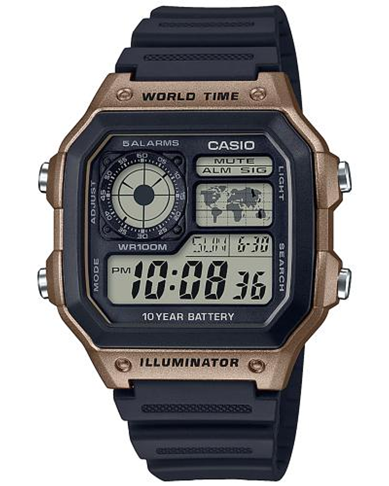 World Time Series AE-1200WH-5AVEF
