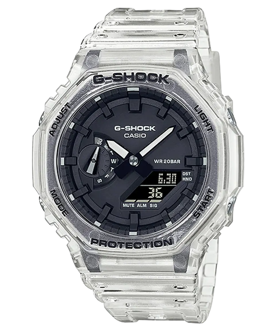 Transparent White Pack Series GA-2100SKE-7AER 1