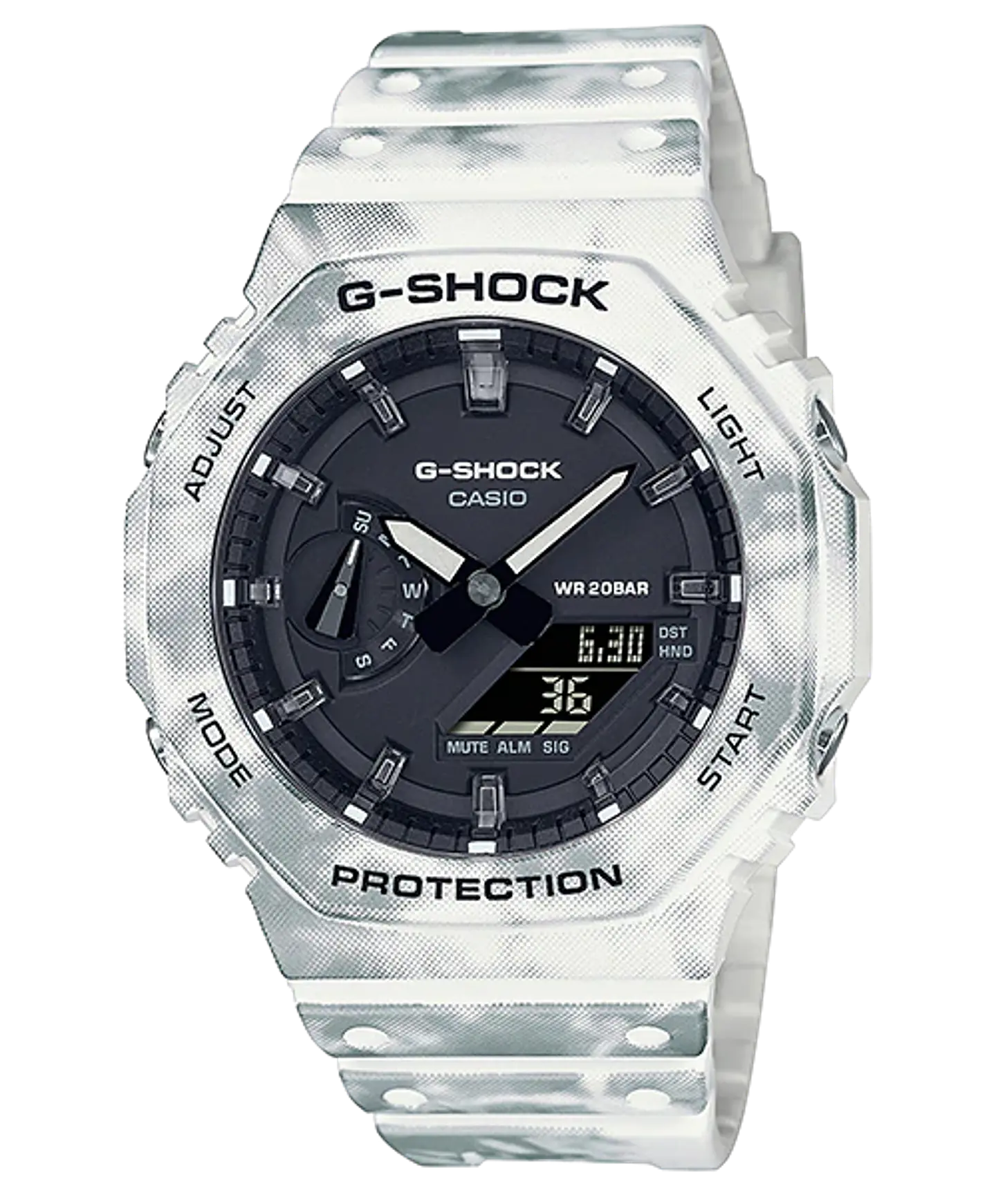 Special Package Grunge Snow Camouflage Series GAE-2100GC-7AER 2