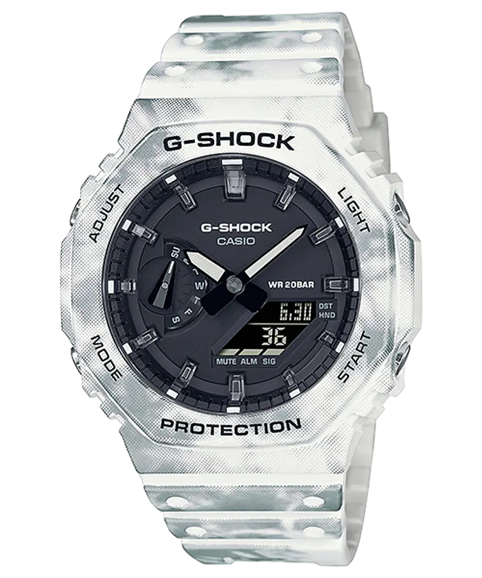 Special Package Grunge Snow Camouflage Series GAE-2100GC-7AER 2