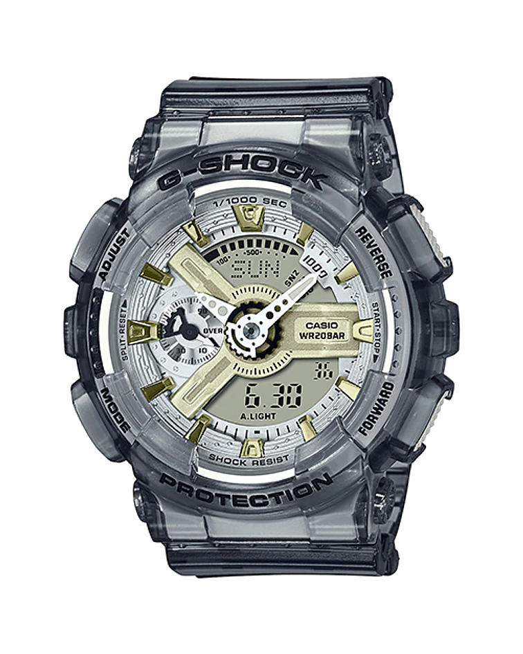 Gold And Silver Skeleton S Series GMA-S110GS-8AER