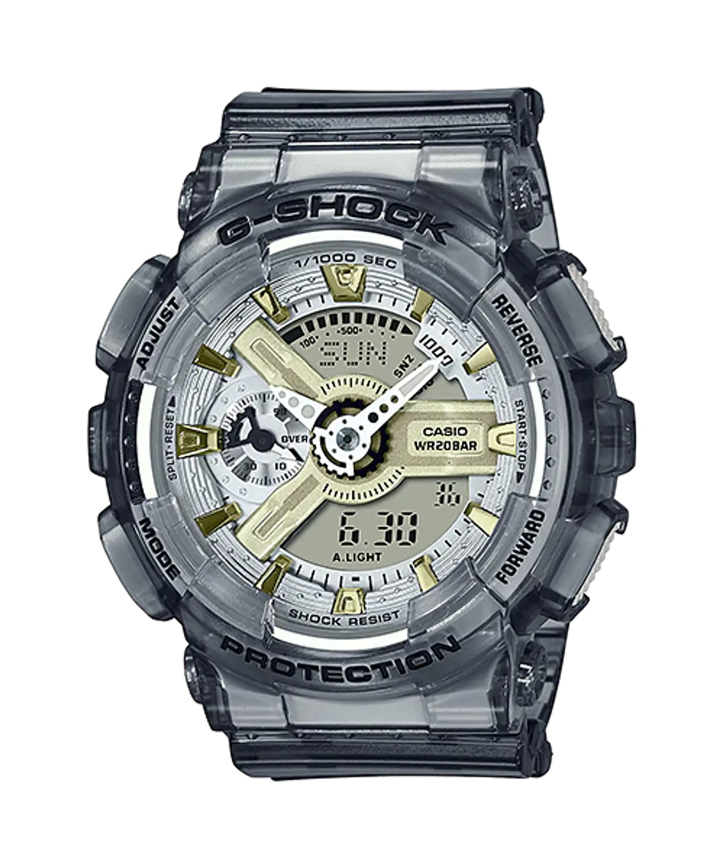 Gold And Silver Skeleton S Series GMA-S110GS-8AER 1