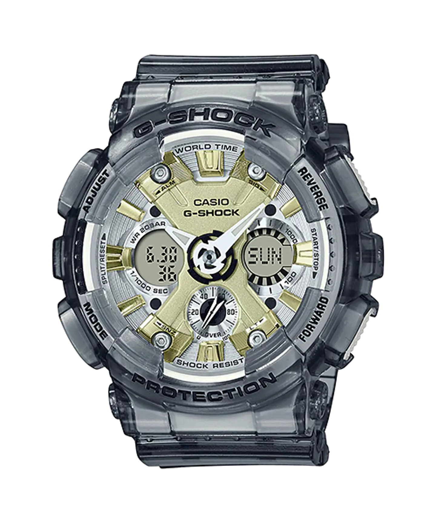 Gold And Silver Skeleton S Series GMA-S120GS-8AER 1