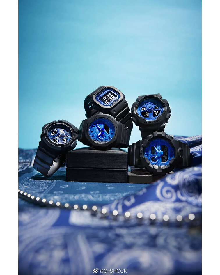 Blue Paisley Pattern Series GA-700BP-1AER