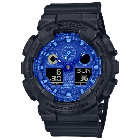 Blue Paisley Pattern Series GA-100BP-1AER