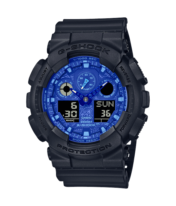 Blue Paisley Pattern Series GA-100BP-1AER