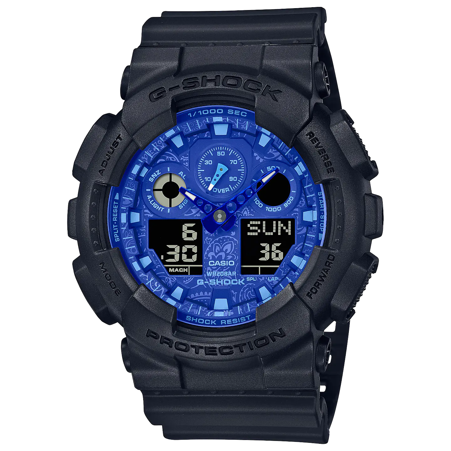 Blue Paisley Pattern Series GA-100BP-1AER 1