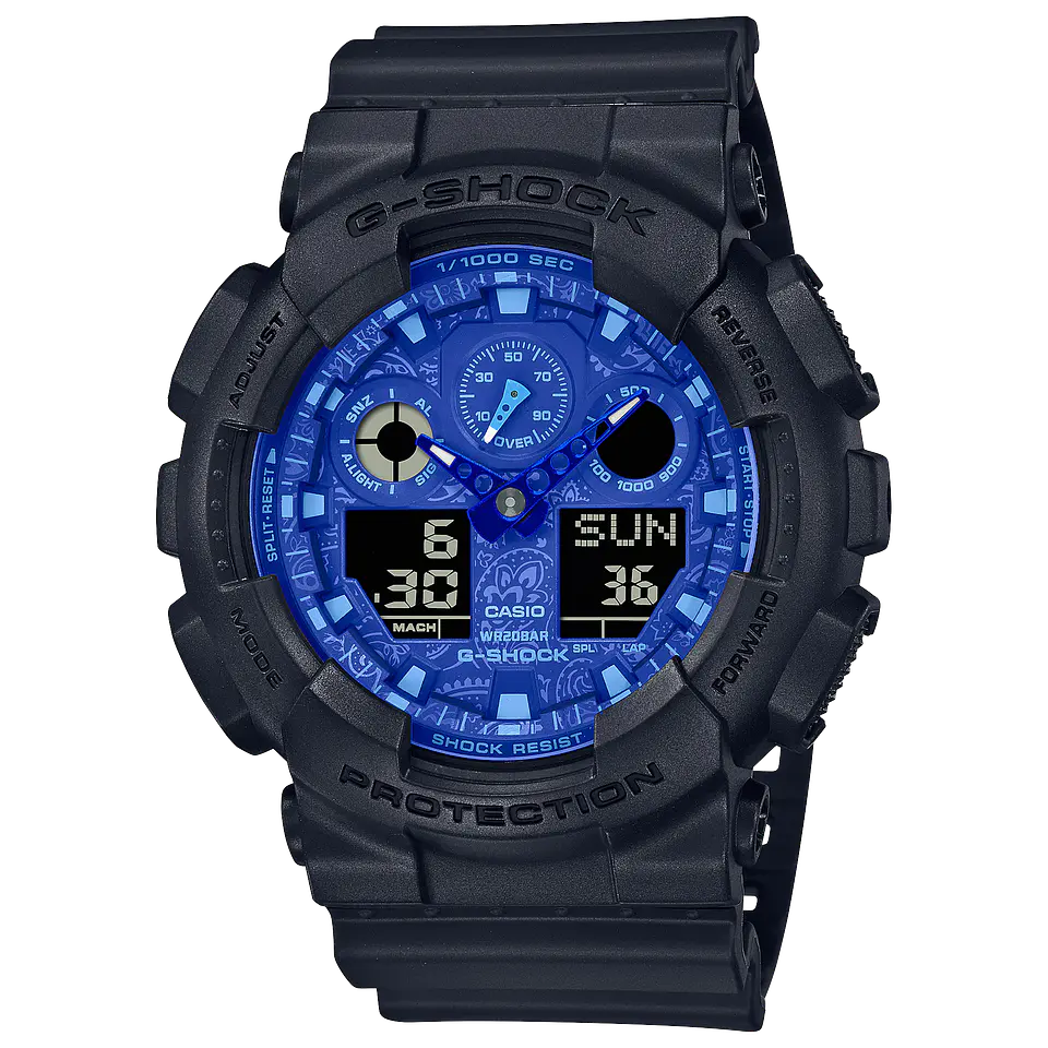 Blue Paisley Pattern Series GA-100BP-1AER 1