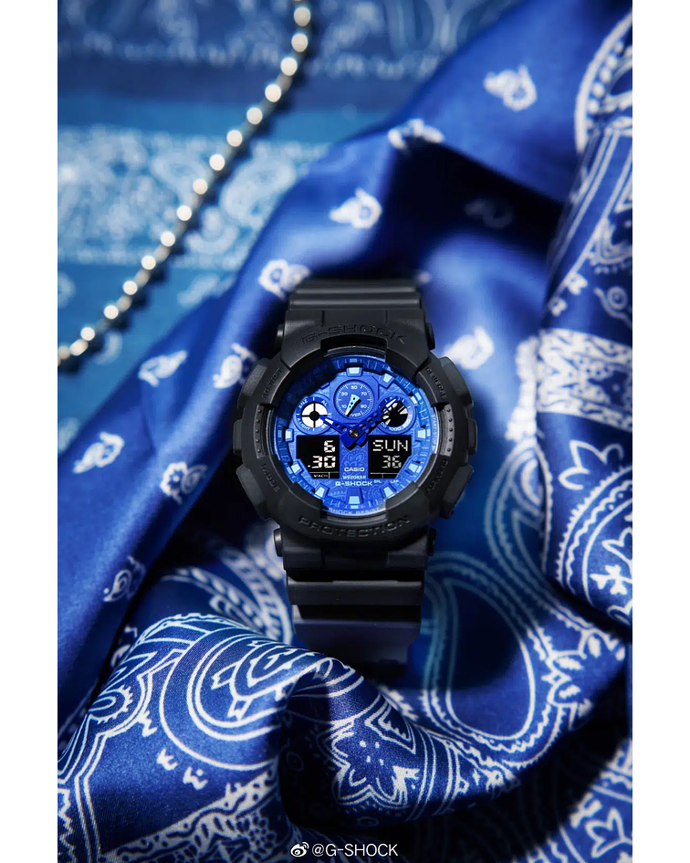 Blue Paisley Pattern Series GA-100BP-1AER