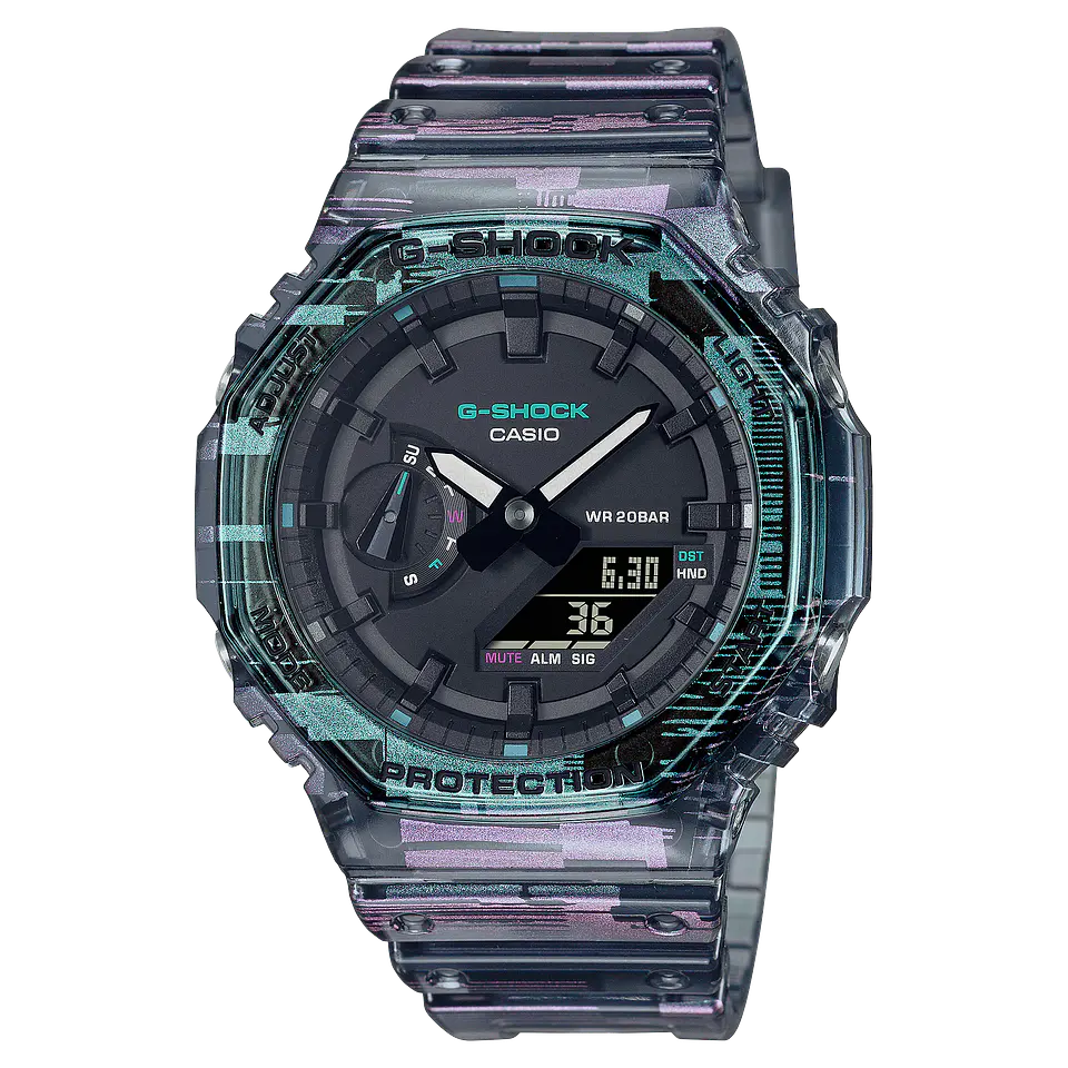 Digital Glitch Series GA-2100NN-1AER 1