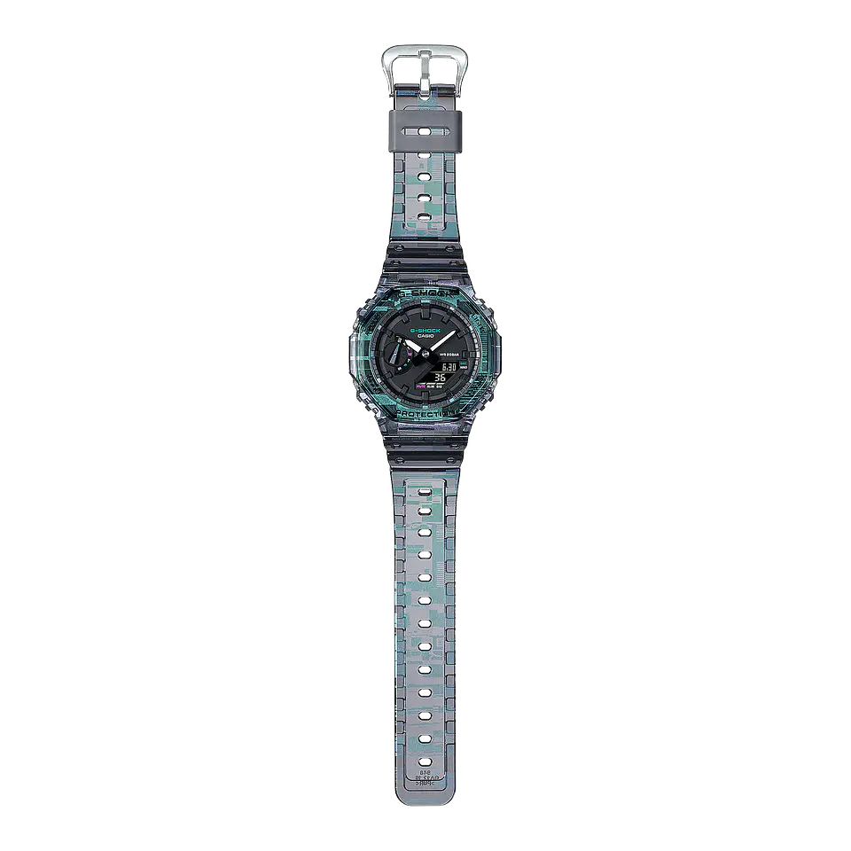 Digital Glitch Series GA-2100NN-1AER 2