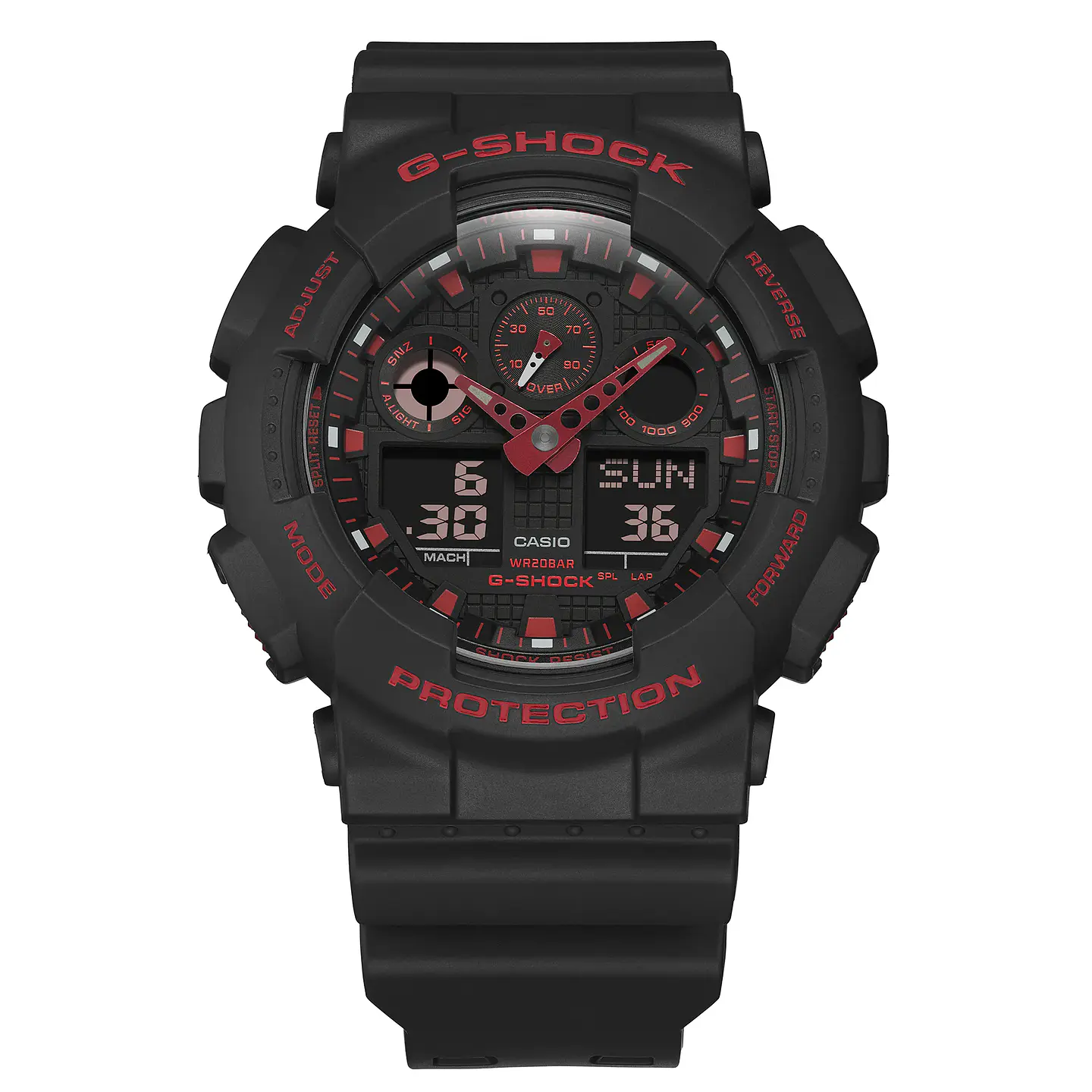 Ignite Red Series GA-100BNR-1AER 3