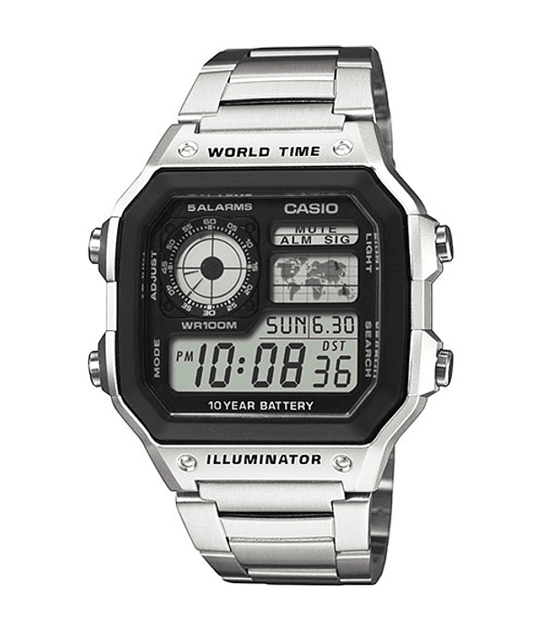 Serie de hora mundial AE-1200WHD-1AVEF