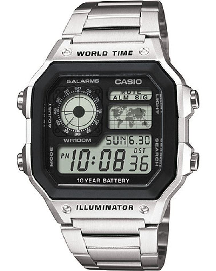 Serie de hora mundial AE-1200WHD-1AVEF