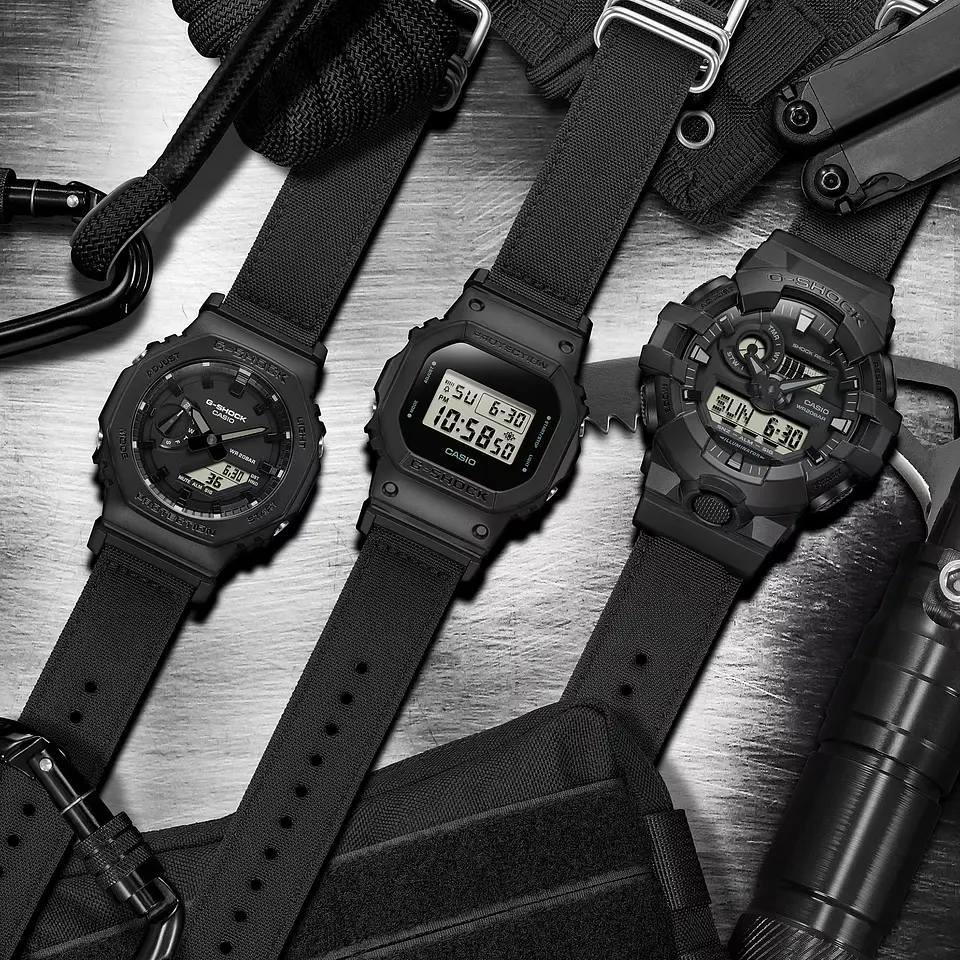 Serie Cordura negra utilitaria GA-2100BCE-1AER 3