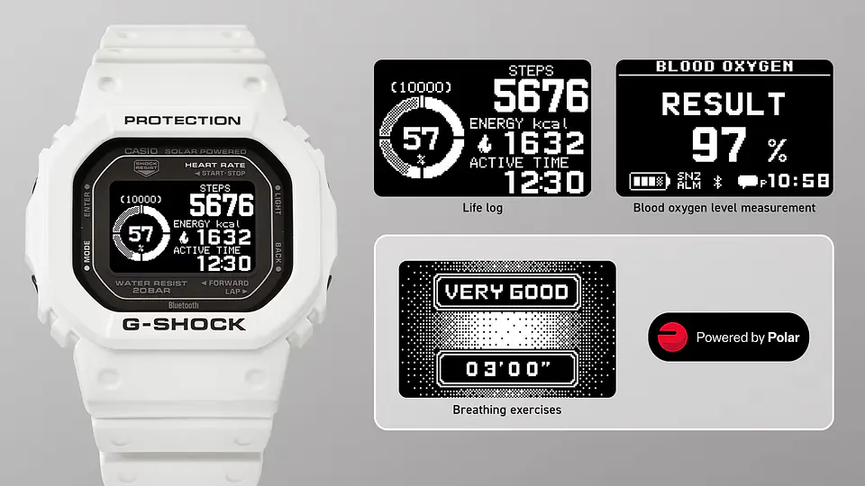 Heart Rate G-Squad DW-H5600-7ER 6