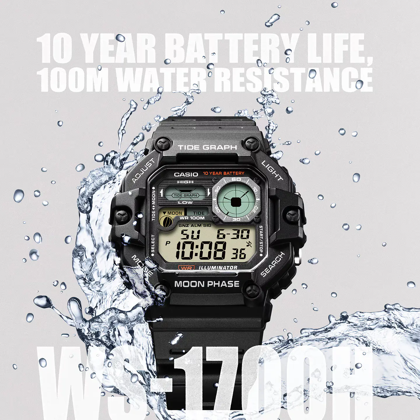 Tide Graph Series WS-1700H-1AVEF 3